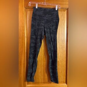 lululemon athletica Black Camo Leggings